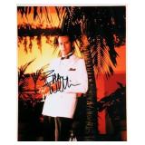 Bruce Willis signed Moonlighting photo