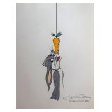 Bugs Bunny sketch signed by Chuck Jones