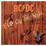 AC/DC signed Fly On The Wall album