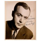 Charles Boyer signed portrait photo