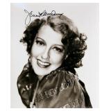The Merry Widow Jeanette MacDonald signed...