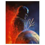 Captain America Chris Evans signed movie photo