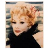 Lucille Ball signed portrait photo