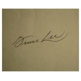 Bruce Lee signature slip