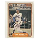 New York Mets Dave Kingman baseball trading card