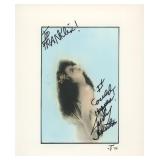Grammy winner Judy Tenuta signed photo