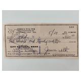 Arrested Development Jessica Walter signed check