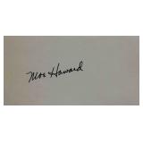 Moe Howard signature slip