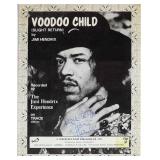 Jimi Hendrix Voodoo Child Singed Sheet Music