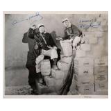 Laurel and Hardy signed movie still photo