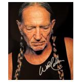 Willie Nelson signed promo photo