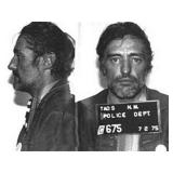 Dennis Hopper Mugshot Reprint