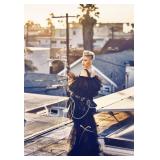 Pink facsimile signed  photo