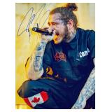 Post Malone facsimile signed  photo