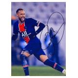Paris Saint-Germain Neymar facsimile signed photo