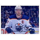 Edmonton Oilers Connor McDavid facsimile signed...