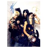 M¶tley Cr¼e facsimile signed  photo