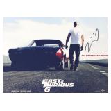 Fast & Furious 6 Vin Diesel facsimile signed...