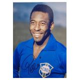 Pel© facsimile signed photo