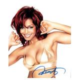 Singer Janet Jackson facsimile signed photo