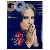 Ozzy Osbourne facsimile signed  GQ magazine photo