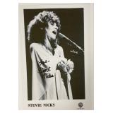 Stevie Nicks facsimile signed  photo
