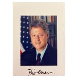 Bill Clinton facsimile signed photo