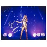 Celine Dion facsimile signed  photo