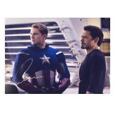Captain America Chris Evans and Robert Downey...
