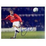 David Beckham facsimile signed  photo