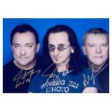 Rush band facsimile signed  photo
