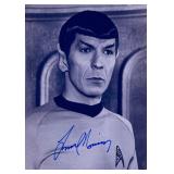 Star Trek Leonard Nimoy facsimile signed photo