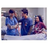 Scrubs Zach Braff and Judy Reyes facsimile...