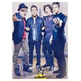 Fall Out Boy band facsimile signed  photo