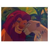 The Lion King cast facsimile signed movie photo