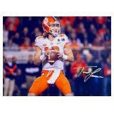 Clemson Tigers Trevor Lawrence facsimile signed...