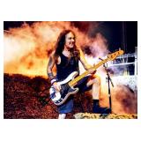 Iron Maiden Steve Harris facsimile signed  photo