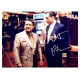 Casino Joe Pesci and Robert De Niro facsimile...