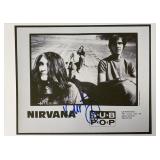 Nirvana Kurt Cobain facsimile signed  photo