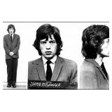 Mick Jagger Mugshot reprint