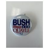Bush-Quayle presidential campaign pin