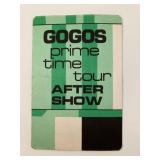 The Go-Go's Prime Time Tour After Show Pass