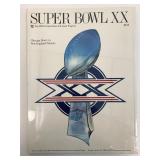 Super Bowl XX 1986 Bears vs. Patriots Official...