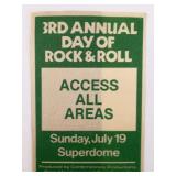 3rd Annual Day of Rock & Roll Access All Areas...