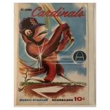 St. Louis Cardinals Busch Stadium Scorecard...