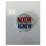 Nixon- Agnew presidential campaign pin
