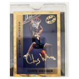 Chris Webber Top Guns Facsimile Signed Framed...