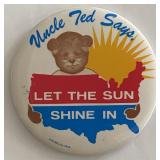 1980 Edward Ted Kennedy President political pin