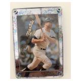 Mickey Mantle Facsimile Singed Framed Baseball...