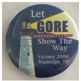 Let Gore Show the Way-Victory 2000 Nashville pin